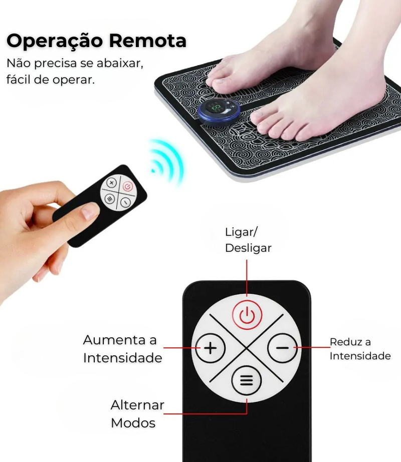 Massageador para os Pés - Alivio Imediato das Dores e Inchaços