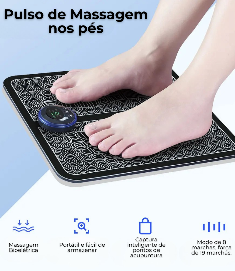 Massageador para os Pés - Alivio Imediato das Dores e Inchaços