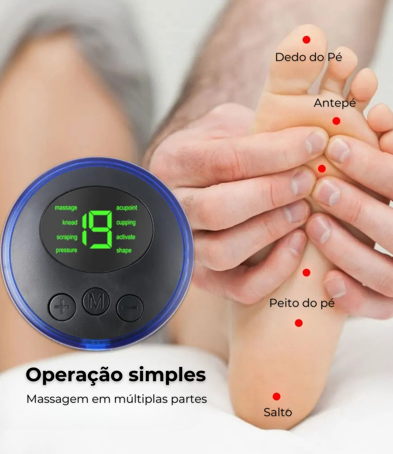 Massageador para os Pés - Alivio Imediato das Dores e Inchaços