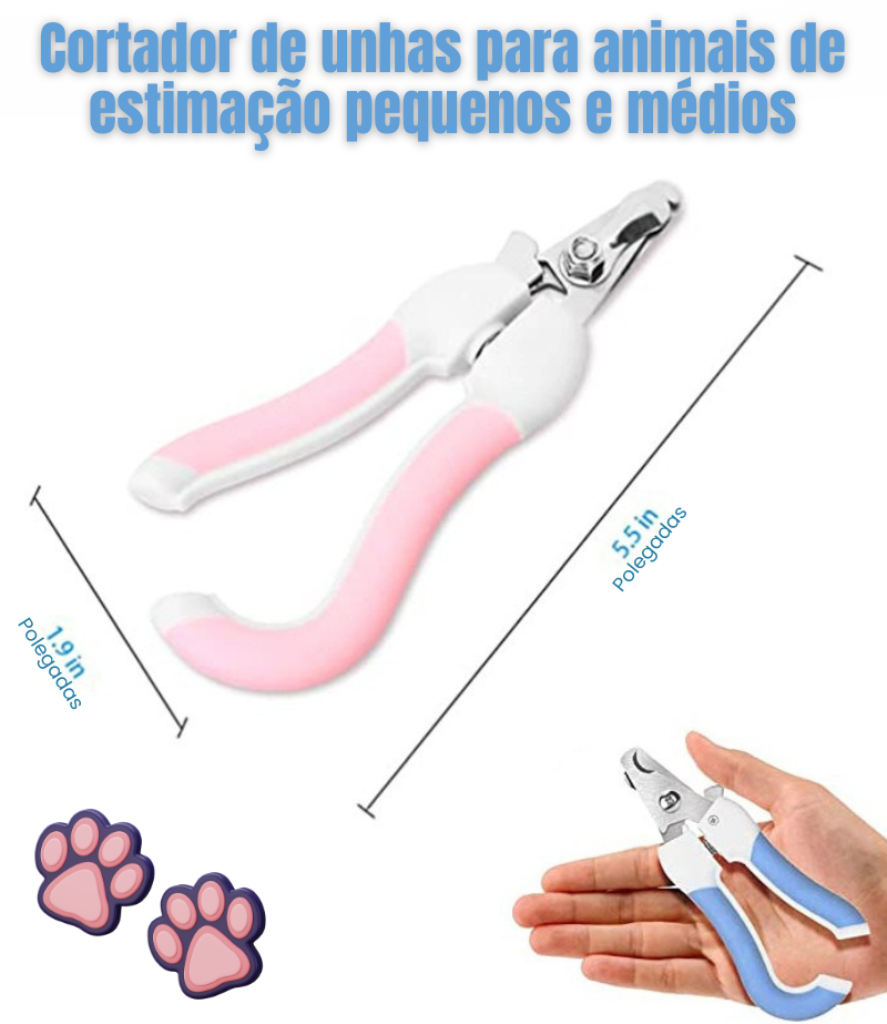 Cortador Profissional de Unha Para Pets