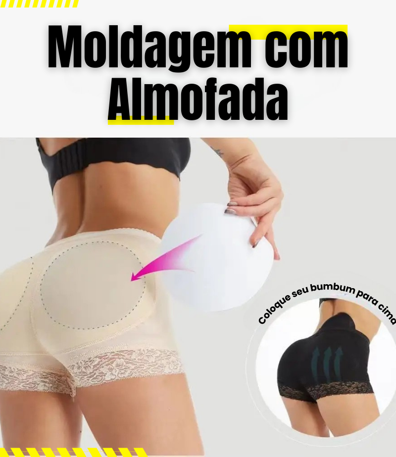 Calcinha Modeladora Afina Cintura e Modela o Bumbum