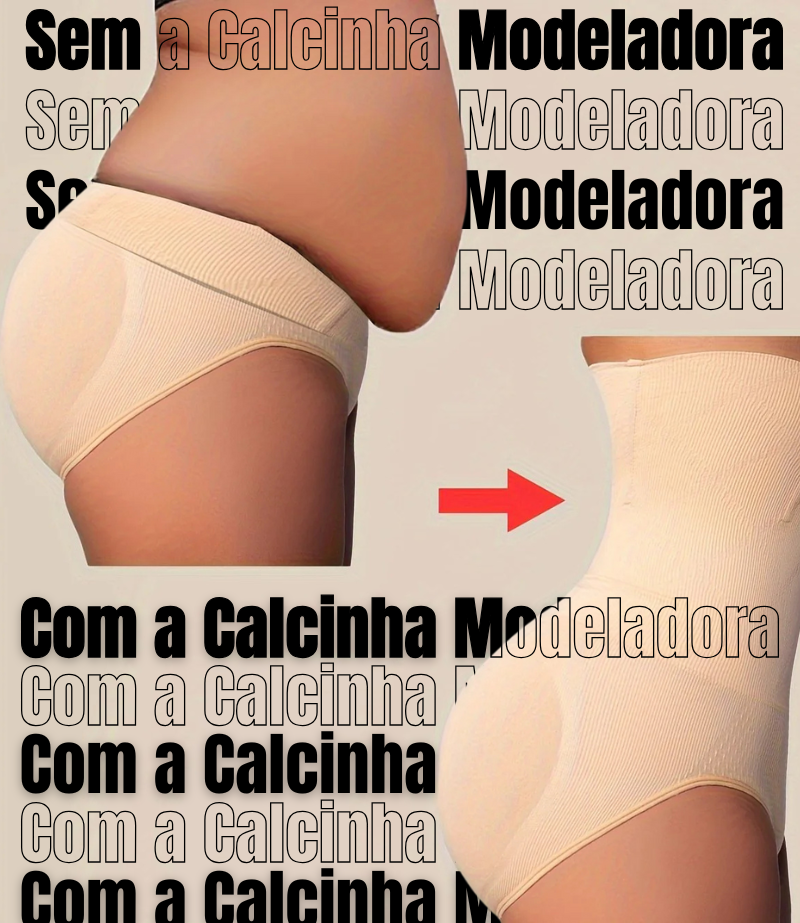 Calcinhas Modeladoras de Cintura Alta com Controle de Barriga para Mulheres