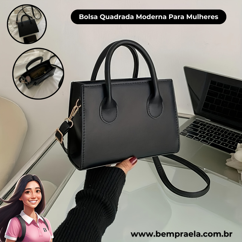 Bolsa Quadrada Moderna Para Mulheres